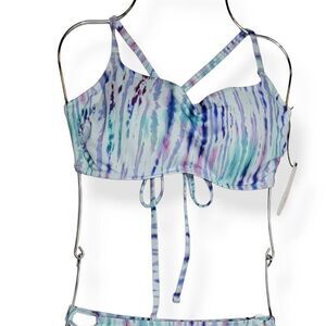Shade & Shore Tie Dye Bikini Top 36B
